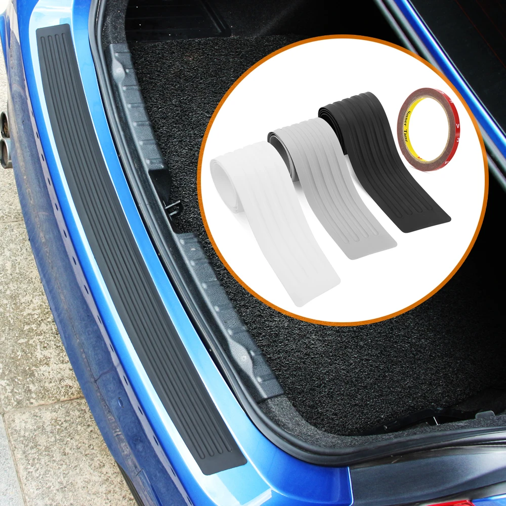 Car Trunk Door Sill Plate Protector Rear Bumper Guard for Toyota TRD avensis auris hilux Corolla Camry RAV4 | Автомобили и