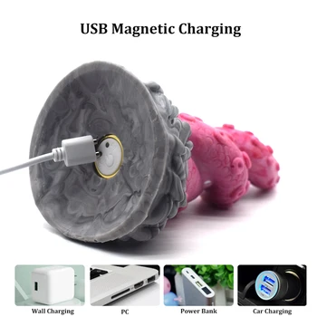 QKKQ Vibrating Butt Plug Sex Toys Octopus Remote Control Vibrators Tentacle Fantasy Dildo Masturbate For Women Men Orgasm 2