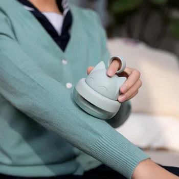 

Mini Fluff Remover Hair Ball Portable Sweater Clothes Lint Cat Shape Lint Rechargeable Electric Lint Balls Shaver For Home