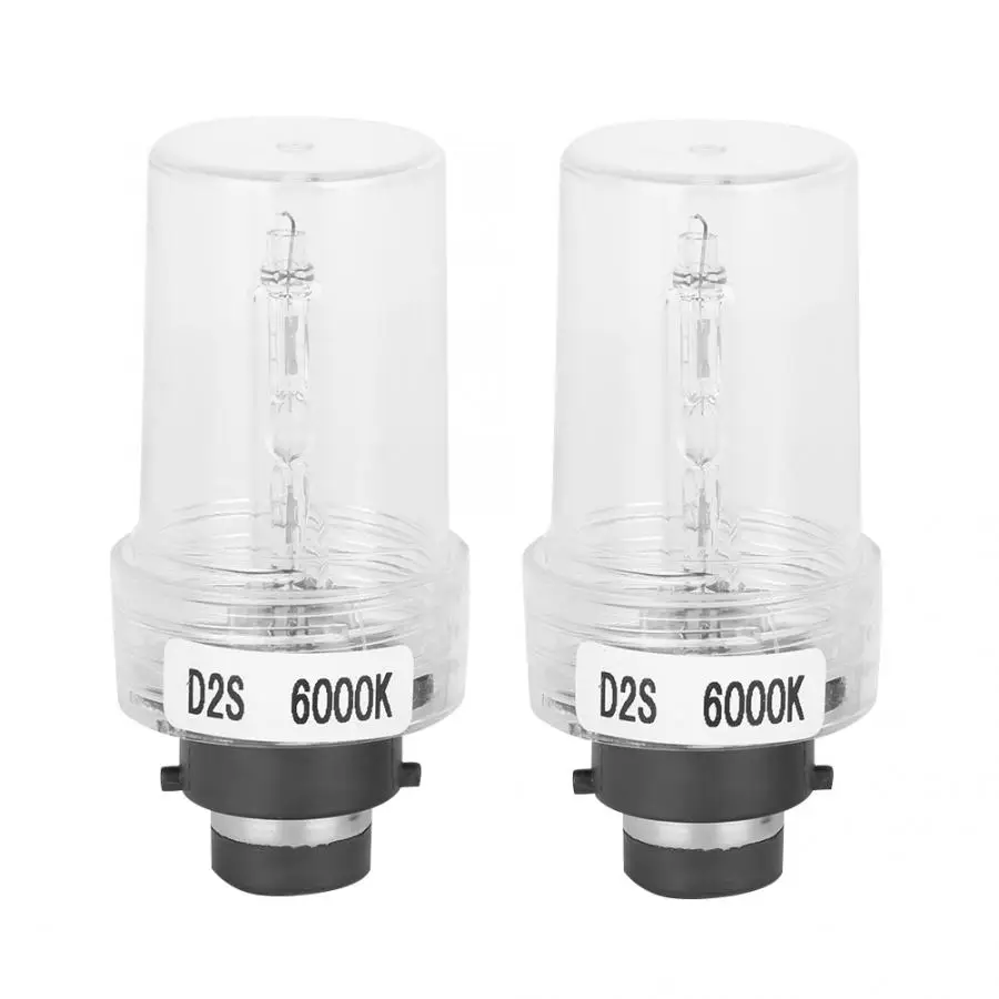2pcs D2s 6000k 35w 12v/24v Car Replacement Safe Bright Xenon Hid