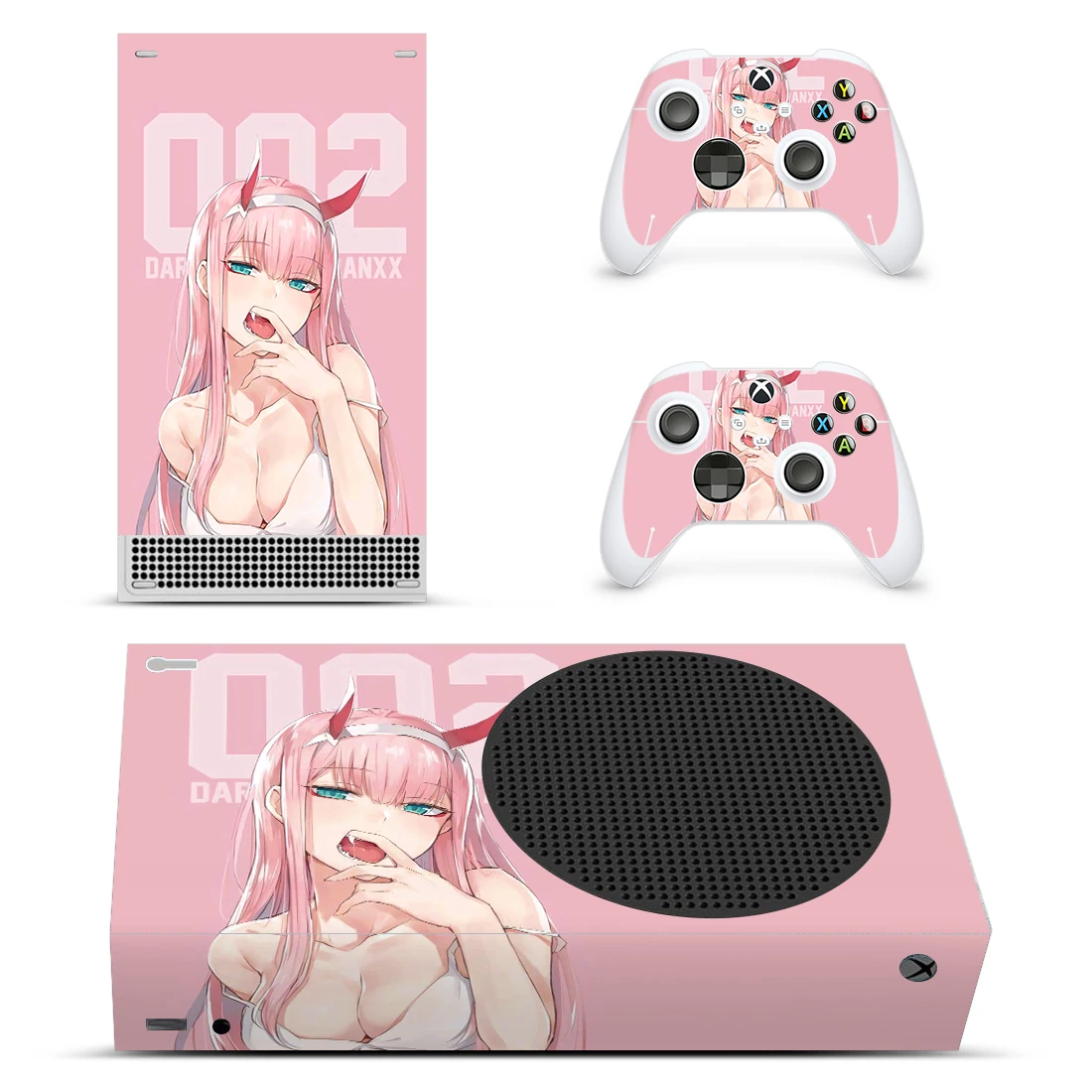 Sexy Color Style Xbox Series S Skin Sticker for Console & 2 Controllers Decal Vinyl Protective Skins Style 1 