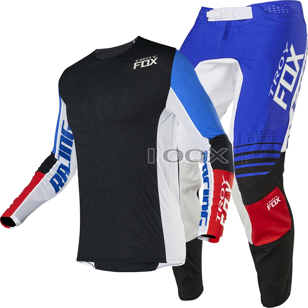 

2020 Black Blue 360 Mx ATV MTB Dirt Bike Racing Jersey Pants Combo Motorcycle Mountain Bicycle Offroad Mens Suit Motorbike Kits