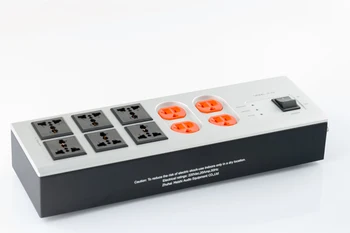 

High-end P-10 Power Supply Filter Power Socket Power Purifier With GROUND Extension Universal Socket For HiFi Audio