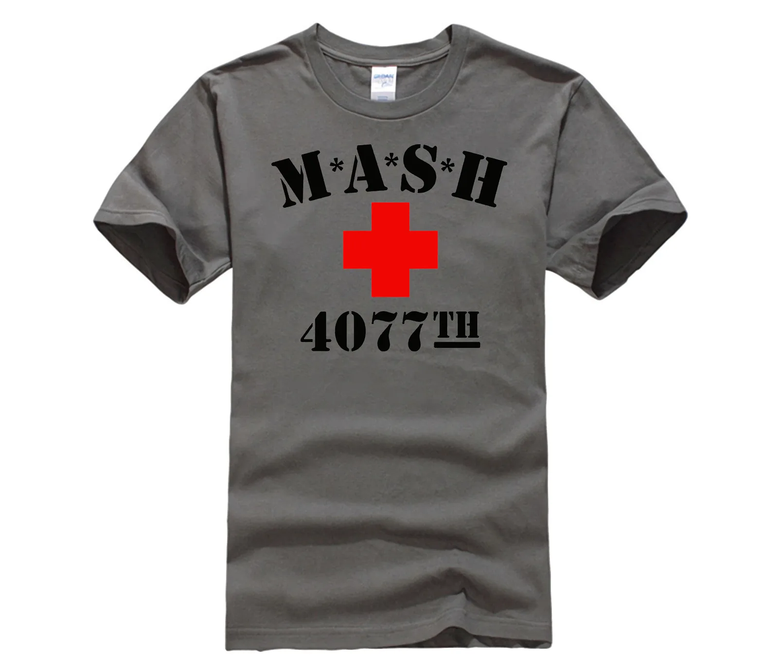 DIY Футболка с принтом MASH+ 4077th футболка армии США Ретро Mash ТВ серии Вентилятор Унисекс Мужская Топ Новая футболка