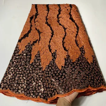 

High quality swiss cotton lace fabric for wedding party dress Switzerland swiss voile sequin lace fabric DIY Sewing Materials