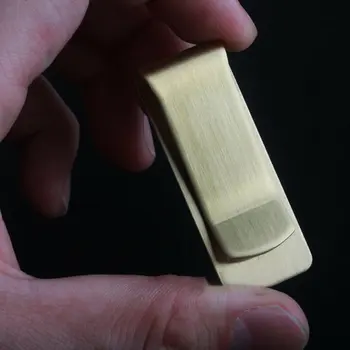 

Thick Brass Copper Money Clip Classic Cash Holder Money Clip Business Paper Clips Thickened Edc Coin Holders