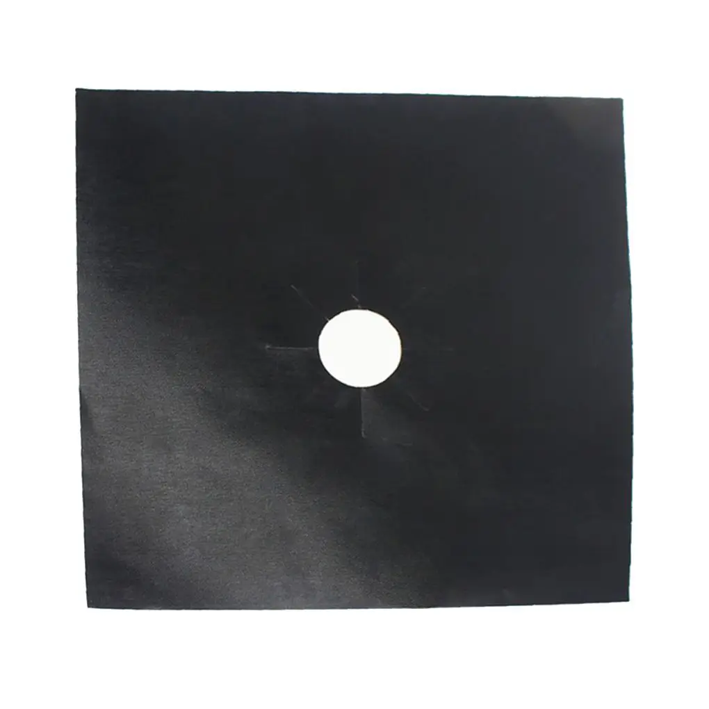 

Hot 4PCS Gas Stove Protectors Cover Burner Non-stick Reusable Top Hob Stovetop Liners Gas Range Protectors Pad
