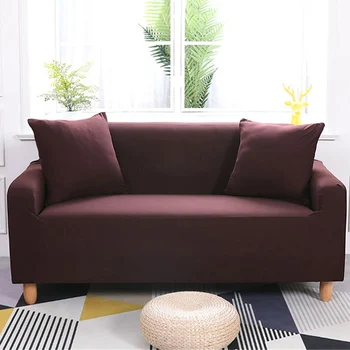 

Elastic Stretch Sofa Cover 2/3 Seater Sof Slipcover Couch Covers for Universal Sofas Livingroom Sectional U Shaped Slipcover