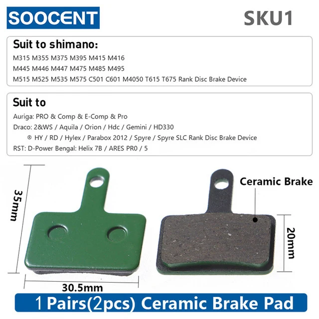 Ceramics Bicycle Disc Brake Caliper Pads For SHIMANO M446 bicycle disc brake pads,brake pads,bike brake pads