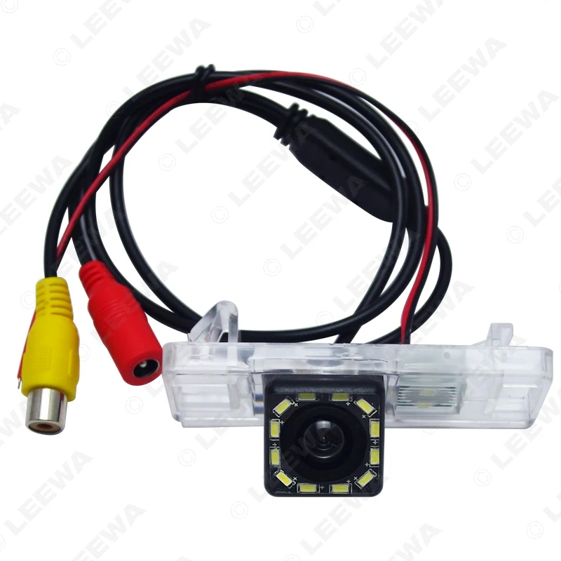 LEEWA Автомобильная камера заднего вида с 4LED/8LED/12LED для Citroen C2/C3/C4/C5/C6/C8/DS3/DS3/DS5 Nissan Armada резервная камера