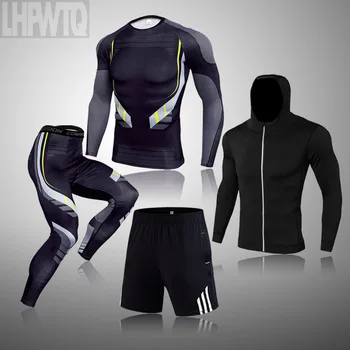 

men's clothing compression Set Men Winter Thermo Underwear Soft Comfortable Stretch Warm Long Johns Male Outdoors Underwear Suit