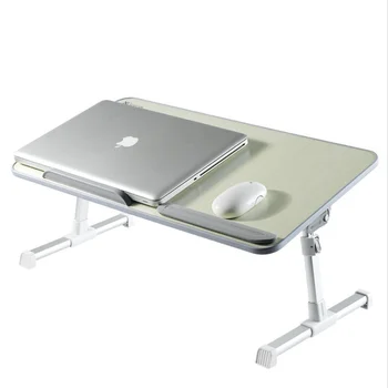 

Foldable Standing Computer Desk with Cooling Fan Adjustable Lift Foldable Dining Table Portable Laptop Notebook Table for Work