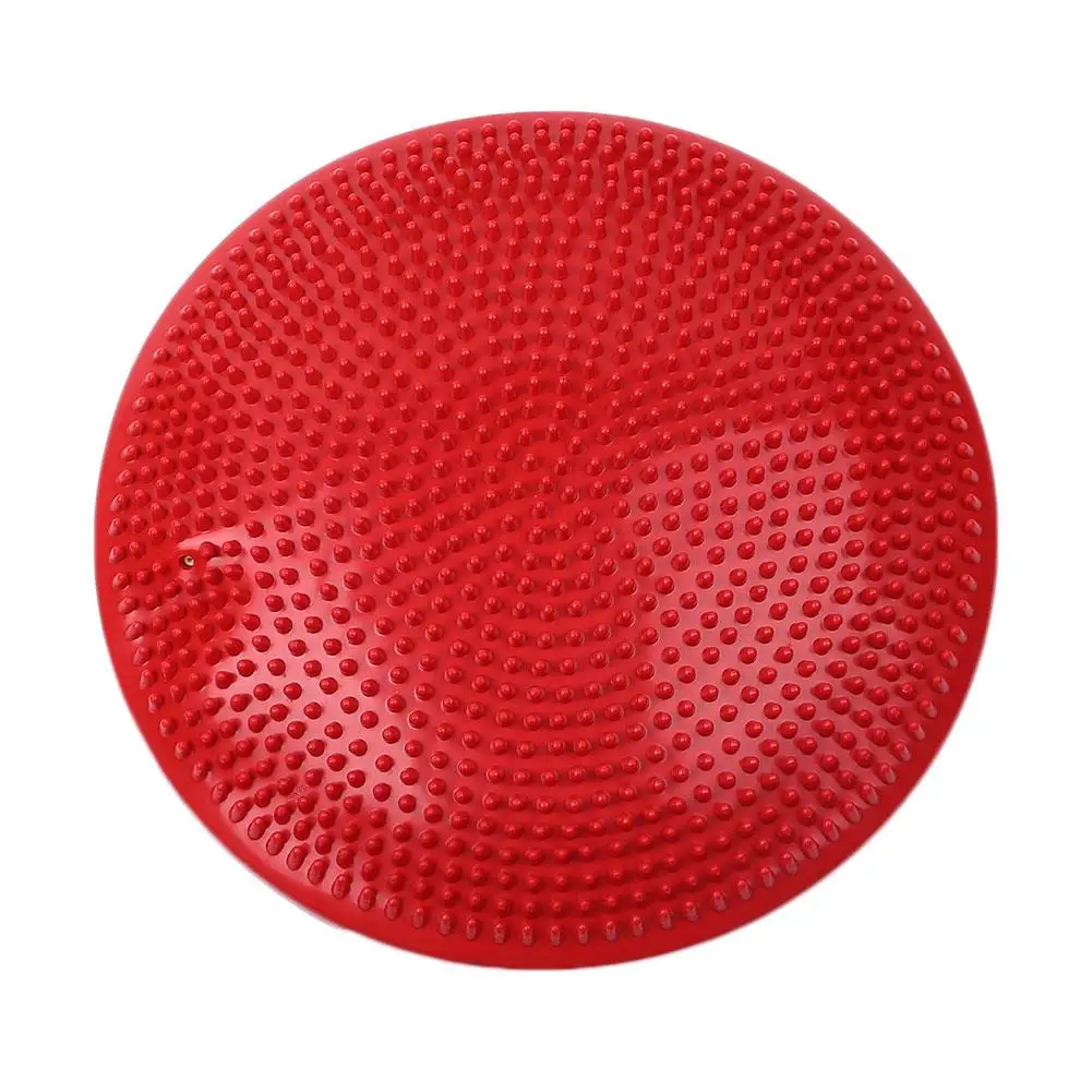 Тренировочный Коврик для балансировки ягодиц, массажный диск для йоги, доска для упражнений - Цвет: Red
