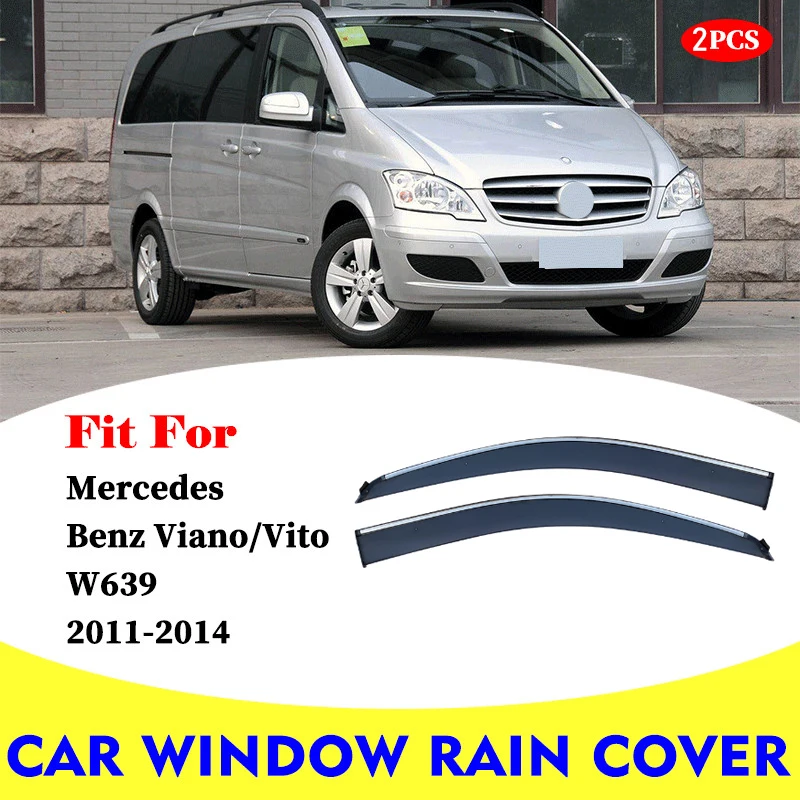 For MERCEDES Benz V-Class Viano VITO W447 W639 2003 Present Plastic Window  Visor Vent Shades Sun Rain Deflector Guard - AliExpress