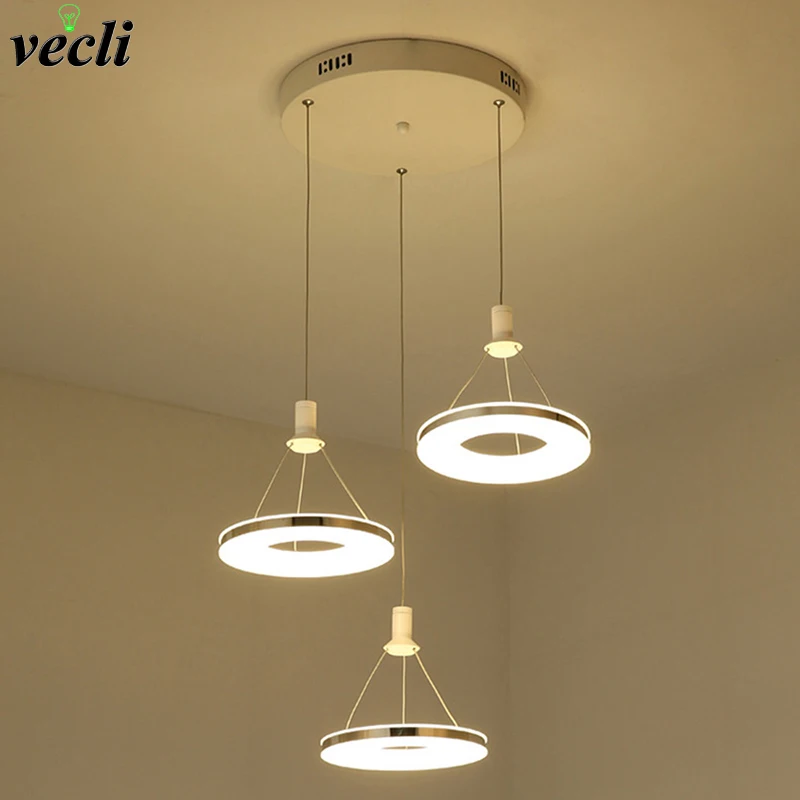 

Modern Nordic Pendant Light 36w circular LED Hanging Lamp for Dining Room Hotel Bedroom Kitchen Lighting Fixtures