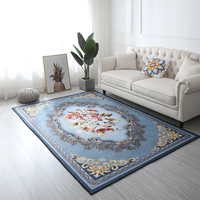 

Washable Fabrics Boho Style Carpet Rug For Living Room Modern Printing Tatami Floor Child Kids Play Mat For Parlor Mat Bedroom