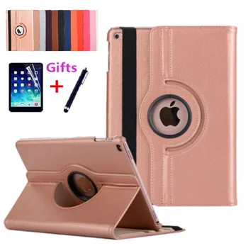 

For IPad 7th Gen 10.2'' 2019 Case Cover A2197 A2198 A2200 A2232 PU Leather 360 Rotating Folio Pu Leather Cases Capa+pen+film