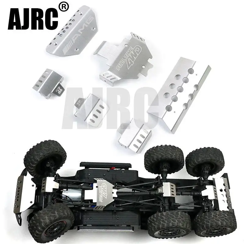 Metal Front Rear Guard Chassis Axle Armor For 1/10 Rc Crawler Car ...