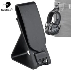 Soporte táctico IPSC para auriculares, adecuado para MOEEL, cintura, andador, impacto, MAS Peltor, caza, tiro, accesorios militares