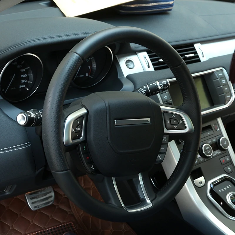 Стикер на руль для Range Rover Evoque 2011 2017 2 шт.|Рулевые колеса и ступицы рулевого колеса| |