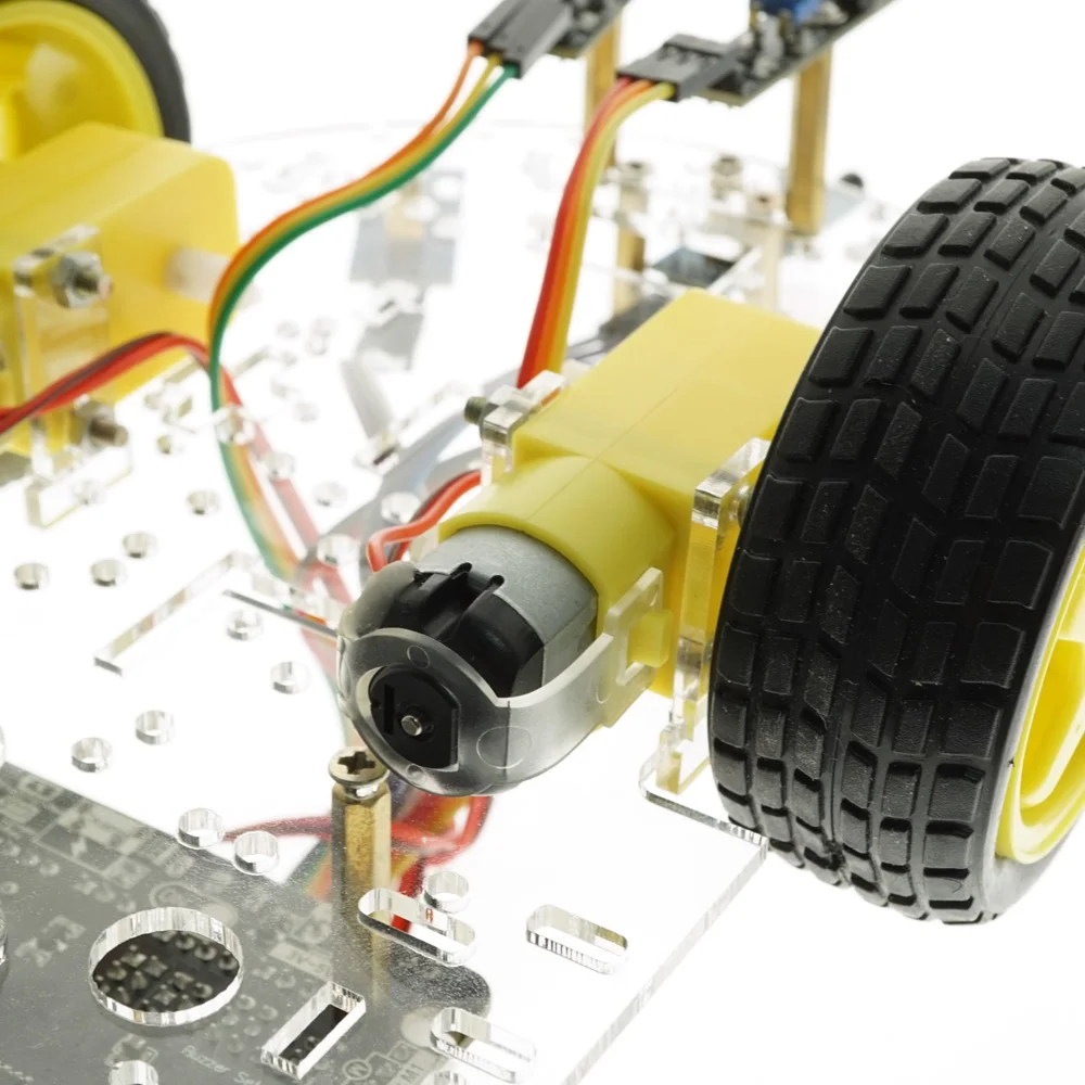  IR Remote Control Fire Fighting Obstacle Avoidance Smart Robot Car Kit For Micro:bit - 4000127644759