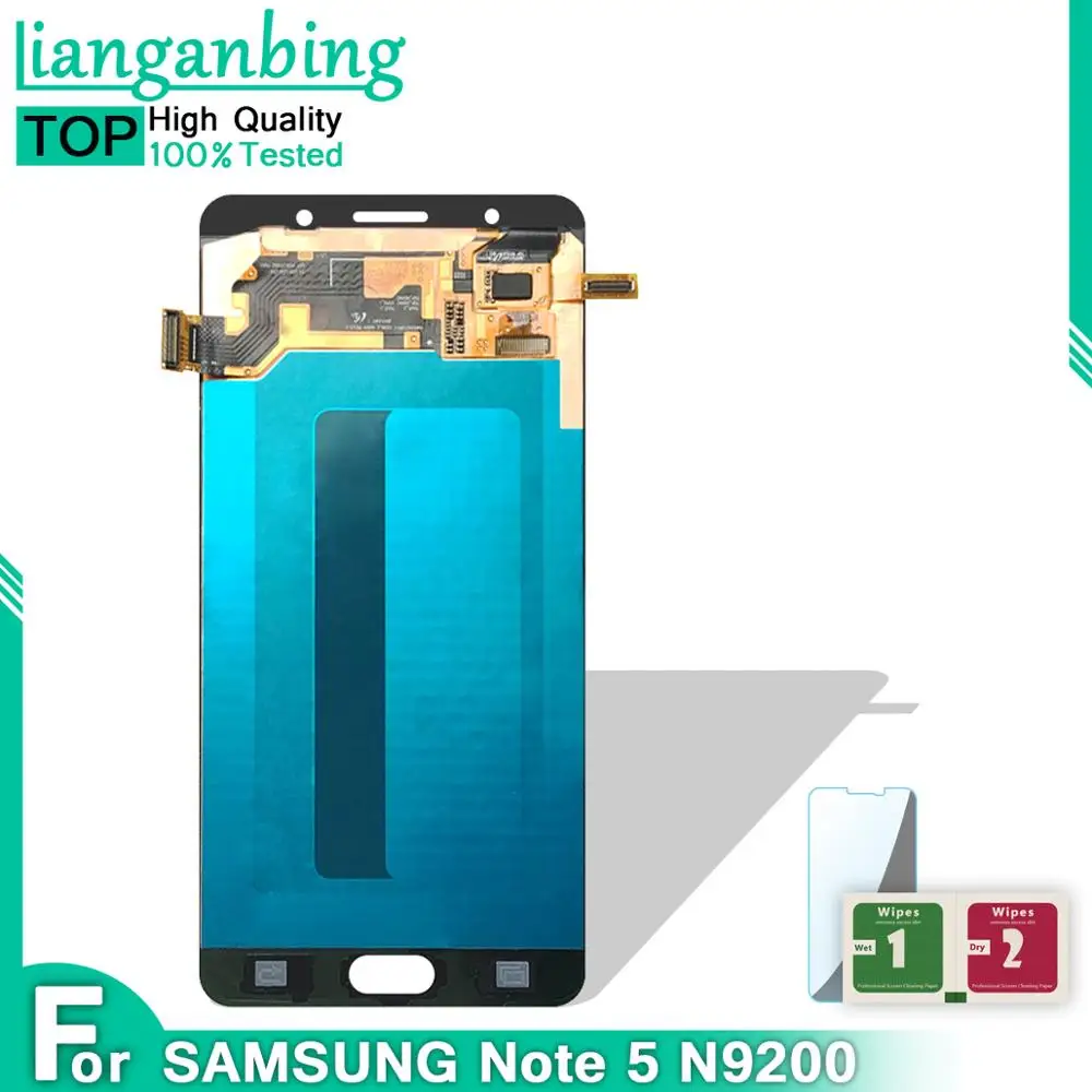 ЖК-дисплей для SAMSUNG GALAXY Note 5 N9200 N920F N920G дисплей с сенсорным экраном и дигитайзером в