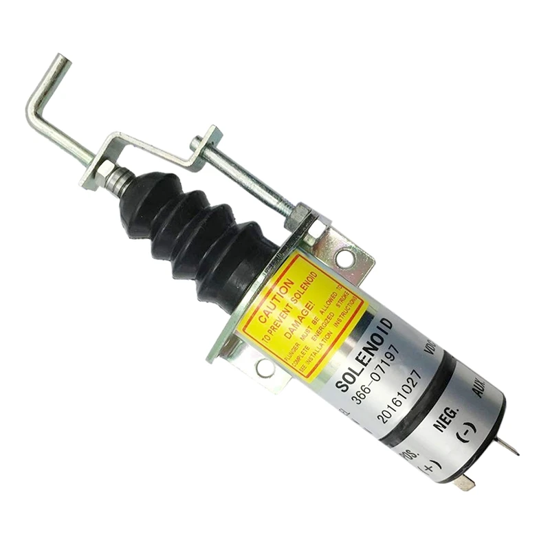 1502-12C7U2B2S1 SA-3405T 366-07197 2 контакта 12 в стоп Соленоидный клапан-Sinocmp отрезать соленоид для электрического соленоида Exchavator