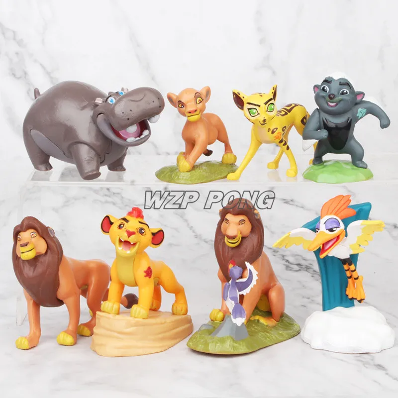 8 см лев Король аниме Simba король фигурка куклы игрушки ПВХ Коллекционная модель