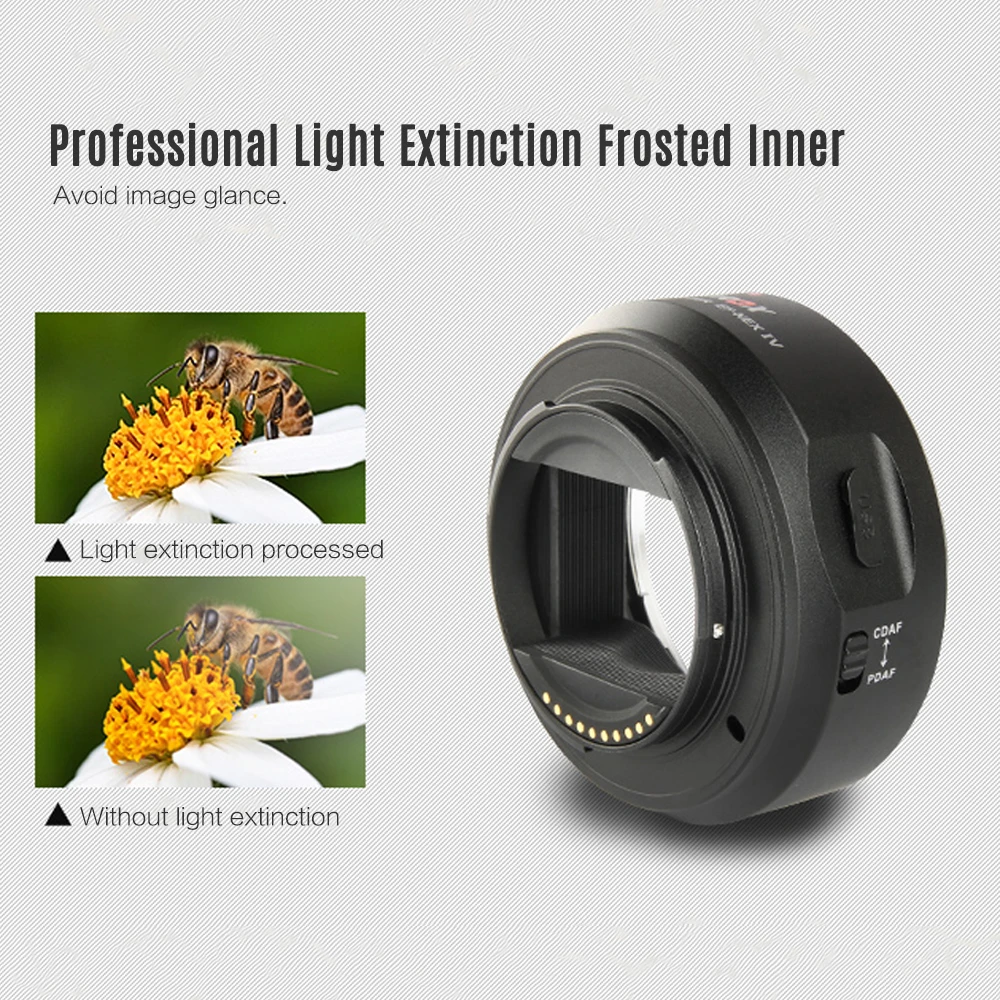 Viltrox EF-NEX IV Крепление объектива переходное кольцо AF Автофокус для Canon EF/EF-S объектив для sony E-Mount A9 A7 A7R mk2 A6300 A6500