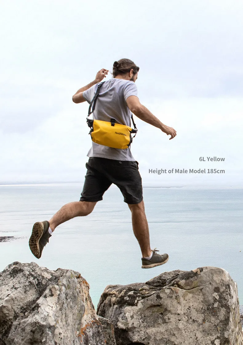 Naturehike 6L 15L Водонепроницаемая уличная сумка, Пляжная походная сумка для каякинга, сухая посылка, сумка для плавания, сумка для хранения