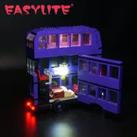 LED Light Set For 75957 The Knight Bus Building Bricks Creator City DIY Toys Blocks Bricks Only Lighting Kit NOT Include Model 1