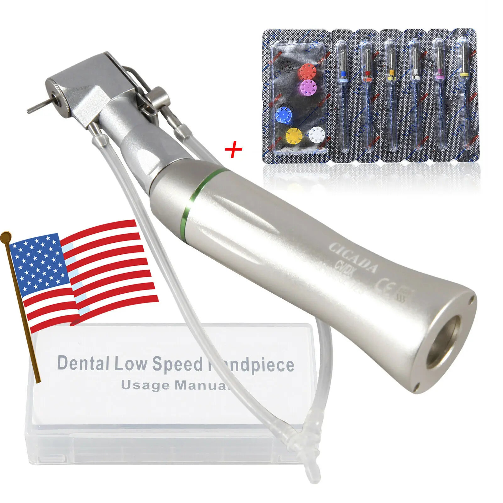 

Dental Implant 20:1 Reduction Contra Angle Handpiece Latch Spray for KAVO NSK SG & Niti Files