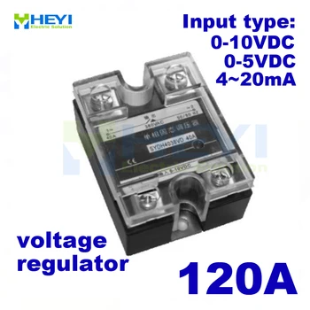 

Input 4-20mA or 0-5VDC or 0-10VDC Voltage type 120A single phase solid state Voltage Regulator