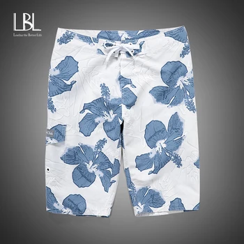 

Men shorts Floral Shorts Men Summer Beachwear Print Quick Dry Short Trousers Causal Drawstring Sportwear Male Shorts Plus Size