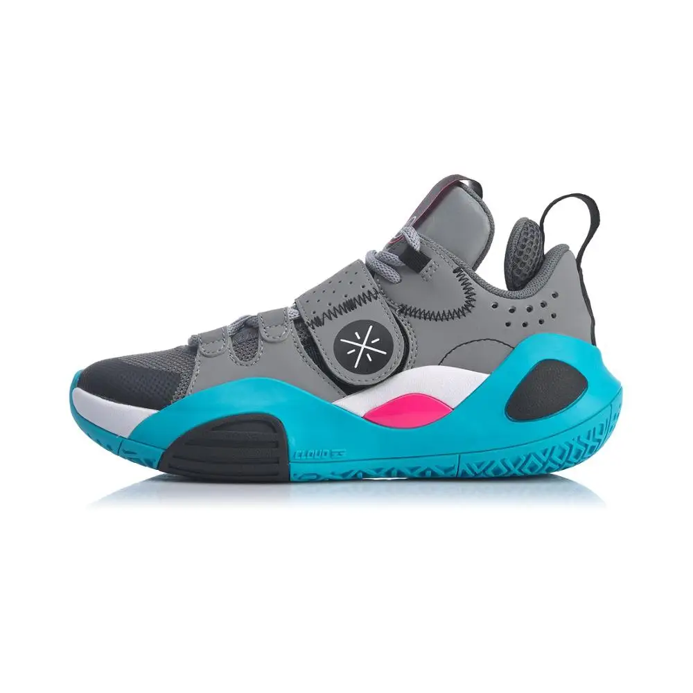 Li-Ning/женские и подростковые баскетбольные кроссовки серии Wade ALL CITY 8 Youth на корте, спортивная обувь с подкладкой, кроссовки ABPQ033 XYL305 - Цвет: ABPQ033-1H