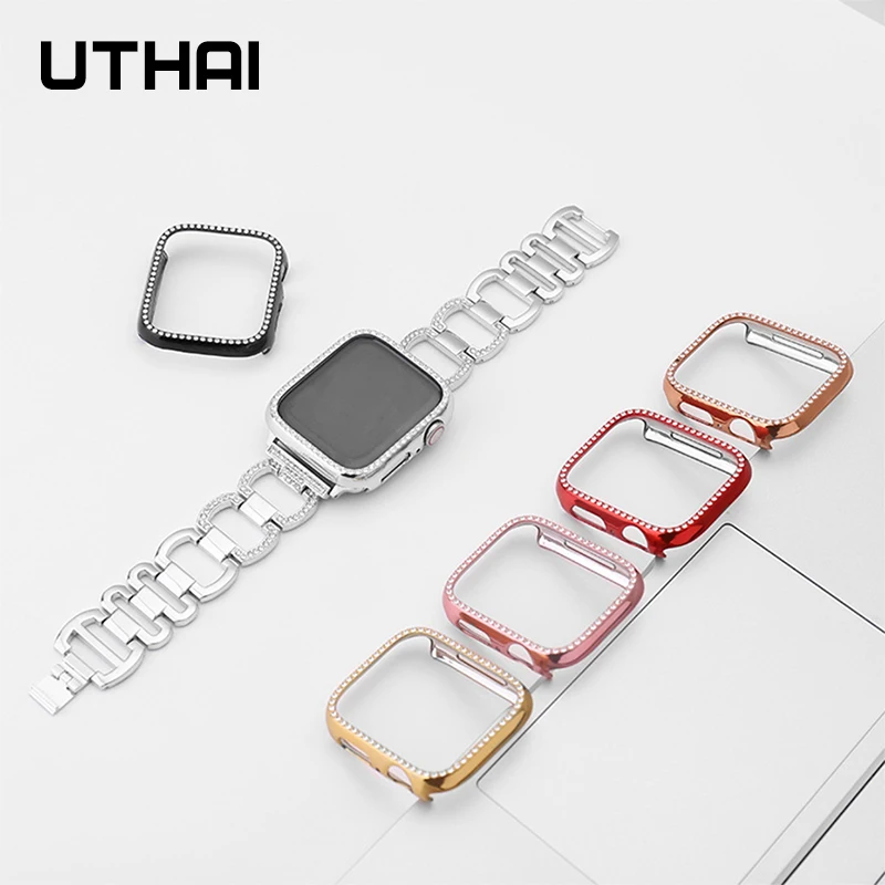 UTHAI P62 ̾Ƹ  ȣ ̽ Ŀ Apple watch Series 5 4 3 2 1 ̽ 44mm 40mm 42mm 38mm iwatch 5 4