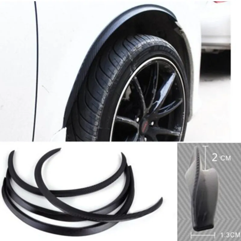 6.5cm*4pcs Car Fender Flares Arch Wheel Eyebrow Auto Mudguard Fender