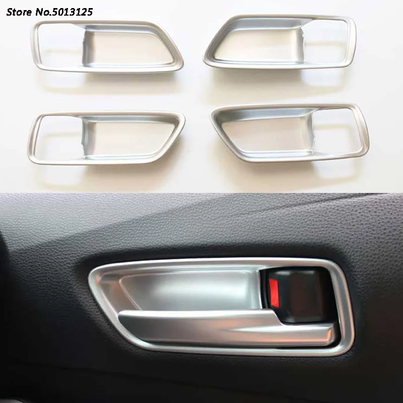 

Car Inner Door Panel Handle Car Pull Trim Cover Sticker Car Accessories For Toyota Corolla 2017 2018 2019 Car Accessories