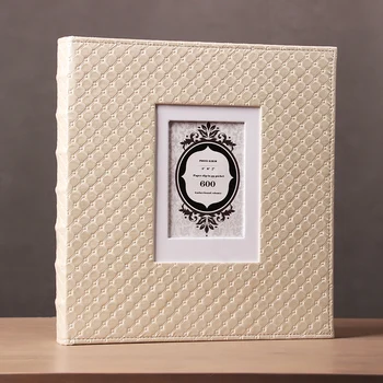 

Inset Photo Album Series Large Capacity 600 Sheets With 5 6 7 Inches Photo Leather Cover Picture Storage Book