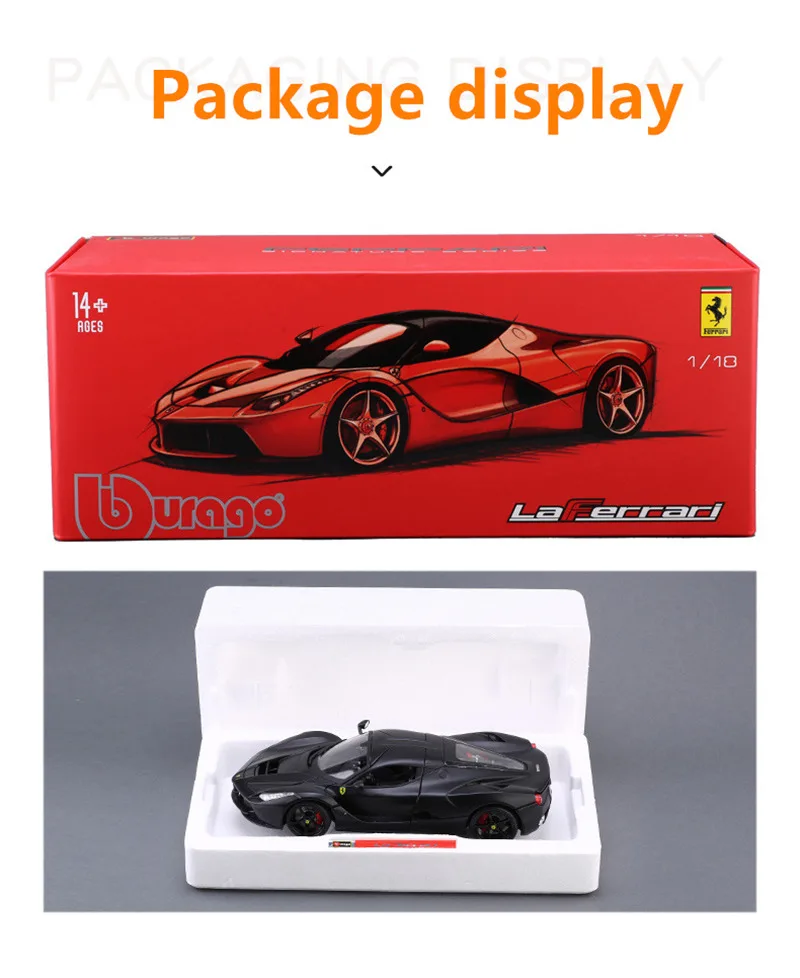 Bburago 1:18 Ferrari 458, специальная модель автомобиля из сплава, модель автомобиля, моделирование, украшение автомобиля, коллекция подарков, игрушка для литья под давлением, модель игрушка для мальчиков