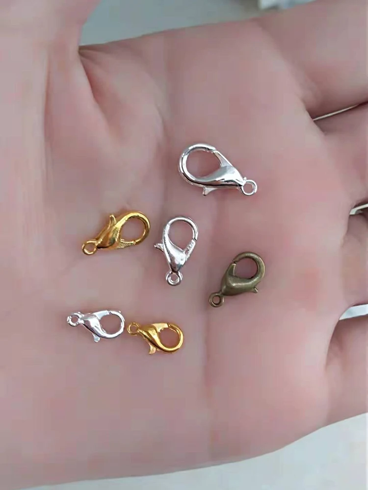 Старинные бронзовые застежки Омаров небольшой diy 502# серебристые, золотые весенние Waterdrop пустой smoth металлические ювелирные изделия выводов 12 14 10 мм 100 шт