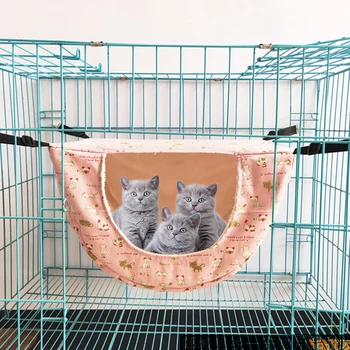 

Hamster Hammock Cat Small Pet Nest Sleeping Bed Hanging Cage Small Animals House For Ferrets Guinea Pigs Squirrels Rabbits