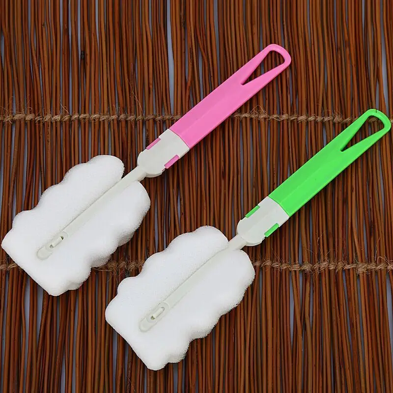 Kitchen Lengthen Strong Decontamination Cup Brush Decontamination Brush Bottle Brush Does Not Damage Hand Long Handle Sponge Was