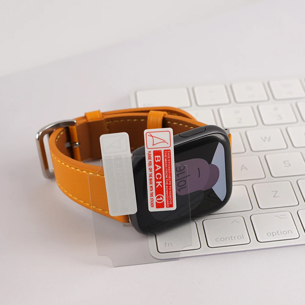3D итальянский дизайн с загнутыми краями на весь экран пленка для Apple Watch версии SE 4