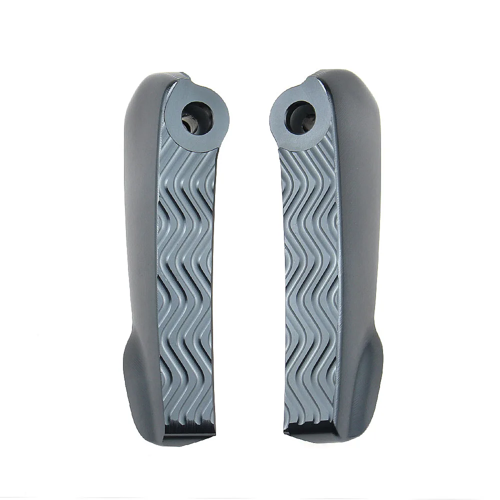 Аксессуары для мотоциклов для Vespa GTS GTV 60 125 200 250 300 300ie педали расширения ног подставки - Цвет: Titanium