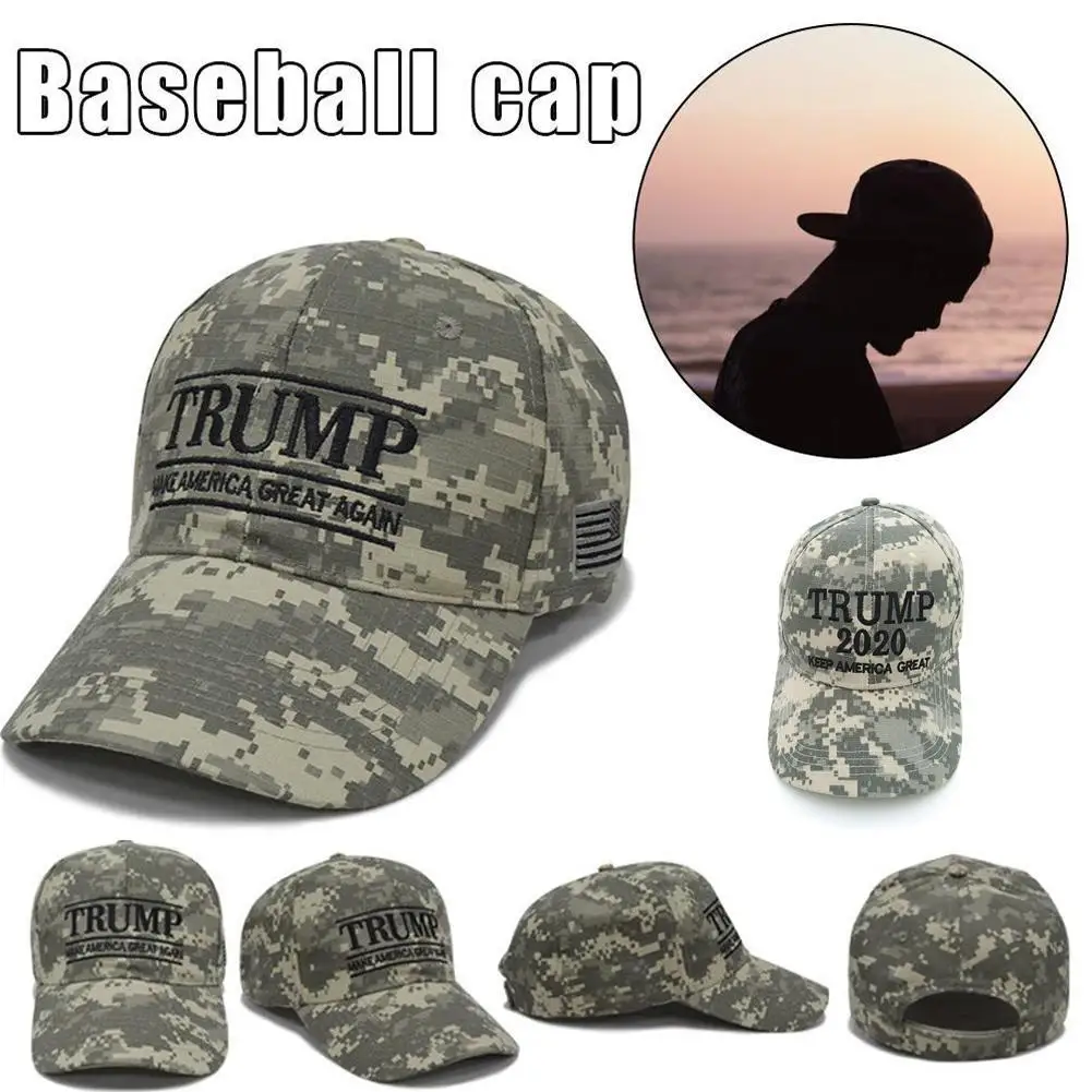 Трамп Кепки Camo бейсбольная кепка USA шляпа толстовки с надписью «MAKE America Great AGAIN» кампании MAGA шляпа теплая America Great шляпа