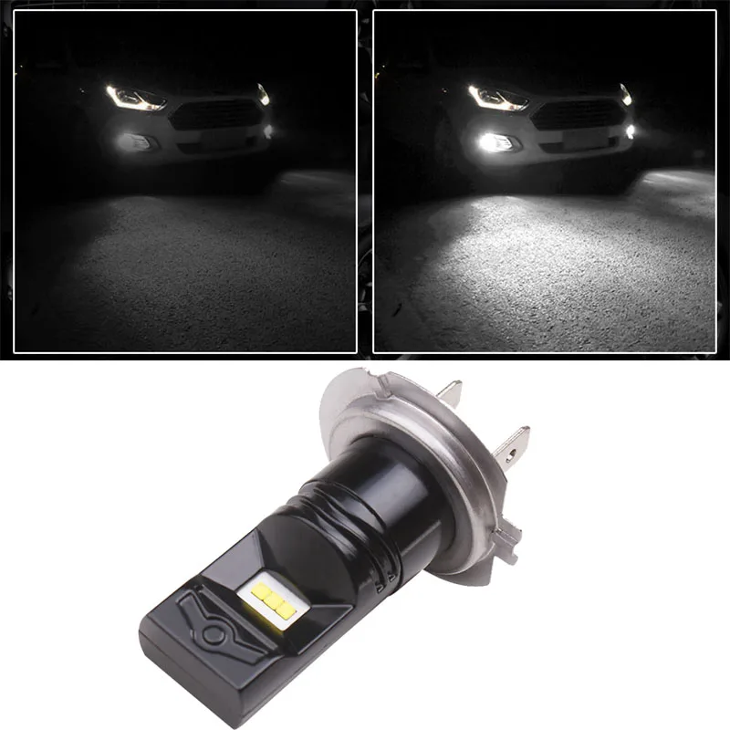 H7 светодиодная лампа накаливания фары Противотуманные фары Foglight Px26d 12V 24V 6500K Автомобильные противотуманные фары для вождения Дневной ходовой лампа автоматическая светодиодная лампа H7
