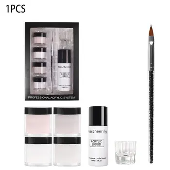 

qt0352 Acrylic Nail Powder Set Nail Art Decorations Acrylic Powder For Nail Extension Manicure Carving Tools