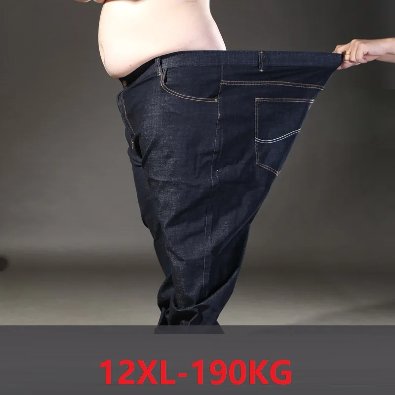 autumn plus size jeans men 9XL 10XL 