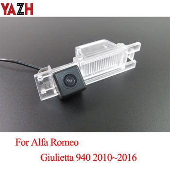 

YAZH Waterproof HD Night Vision Car Rear View Camera For Alfa Romeo Giulietta 940 2010~2016 CCD Reverse Reversing Backup Camera